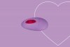 Wibrator dla Pań z pilotem HeartGem violet